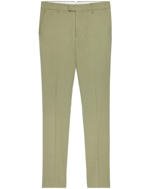 AMI Green Tailored Trousers for men