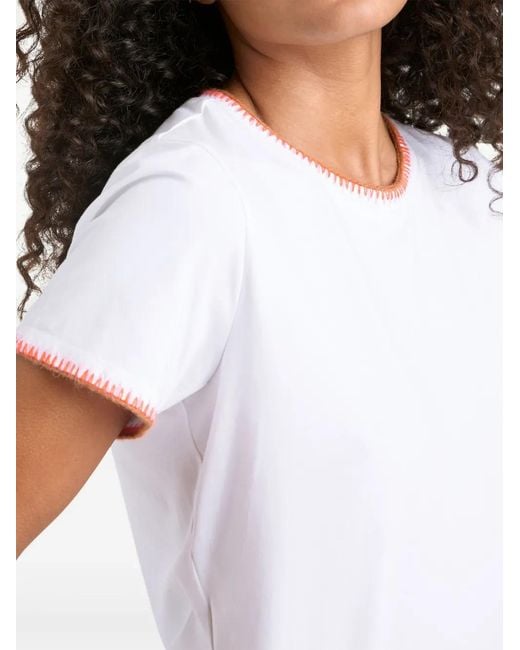 Cinq À Sept White Shrunken T-Shirt