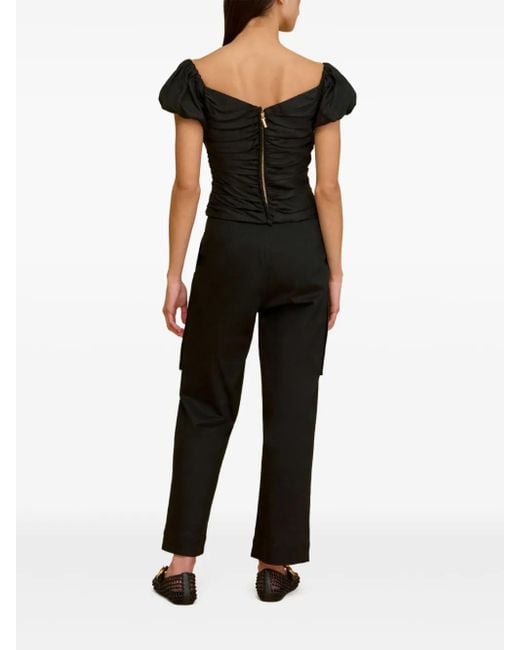 Cult Gaia Black Helene Top