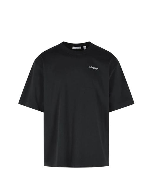 Off-White c/o Virgil Abloh Black Half Arrows S/S Skate Tee for men