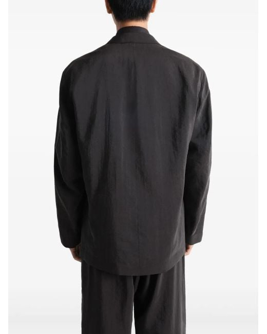 Lemaire Blazer Met Dubbele Rij Knopen in het Black voor heren