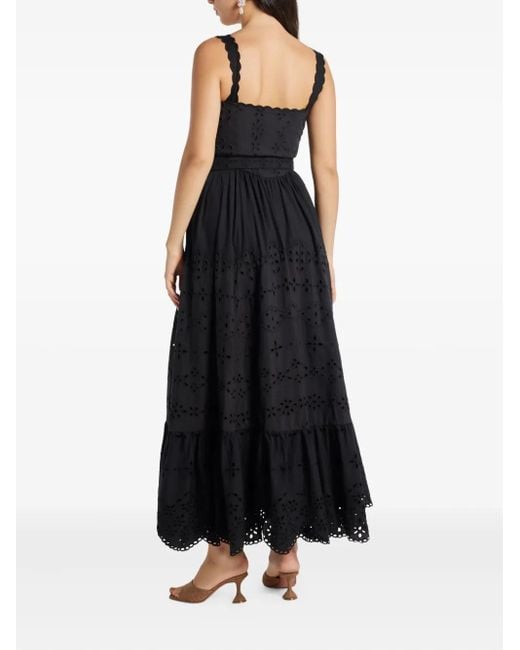 Robe Longue Raga À Bords Festonnés Hemant & Nandita en coloris Black