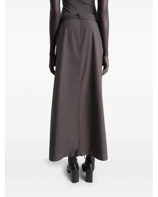 Lemaire Gray Buttoned Skirt