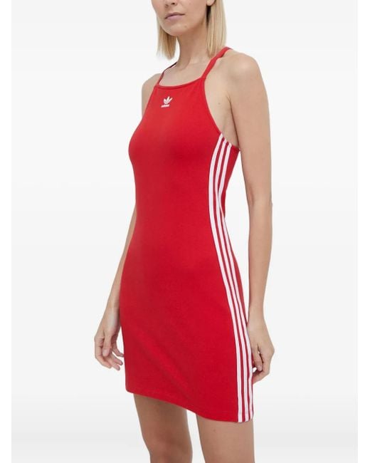 Adidas Red 3-Stripes Mini Dress