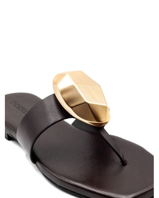 DONNARì Black One Stud Mules