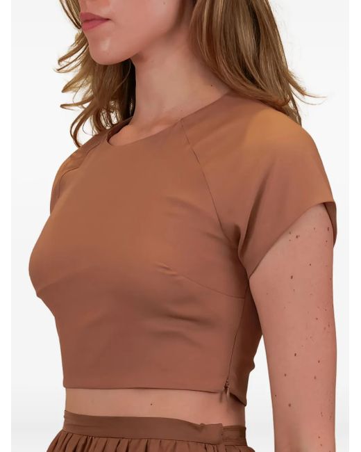 Azeeza Brown Aura Top