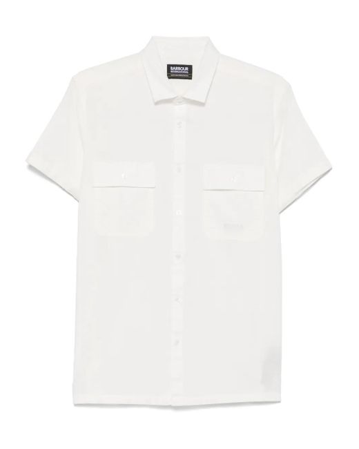 Barbour White Joshua Shirt for men