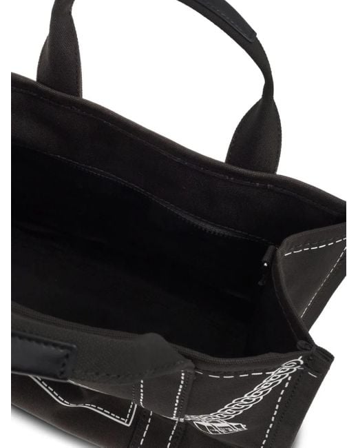 Marc Jacobs Black Handtasche mit Ketten-Print