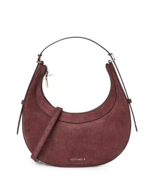 Coccinelle Brown Mini Whisper Shoulder Bag