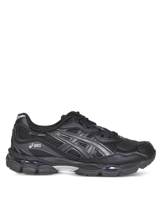 Asics Black Gel-Nyc Lace-Up Leather Sneakers
