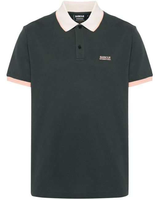 Barbour Green Howall Polo for men