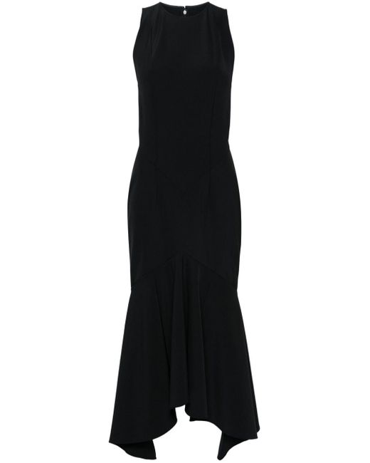 Alexandre Vauthier Seam-detailed Flared Maxi Dress Black
