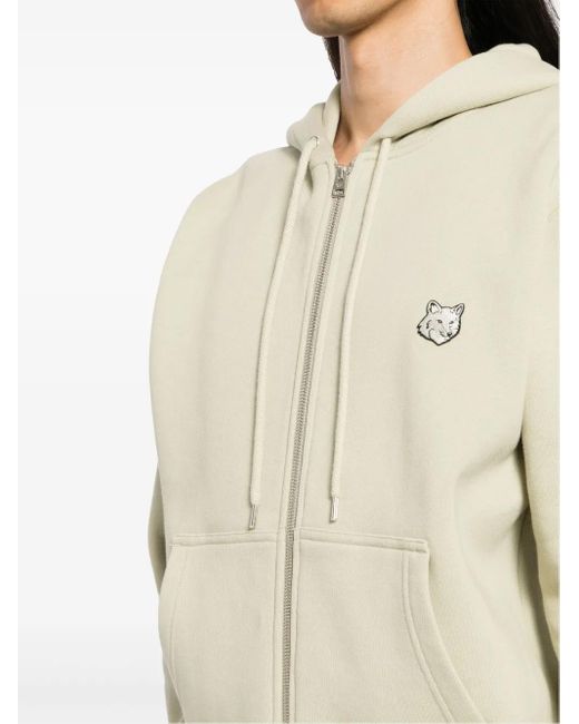 Maison Kitsuné Natural Bold Fox Head Comfort Hooded Jacket for men