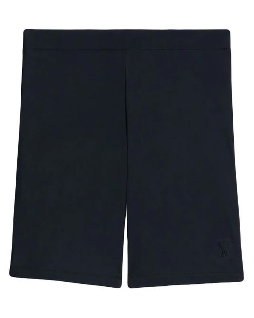 AMI Blue Cotton Shorts