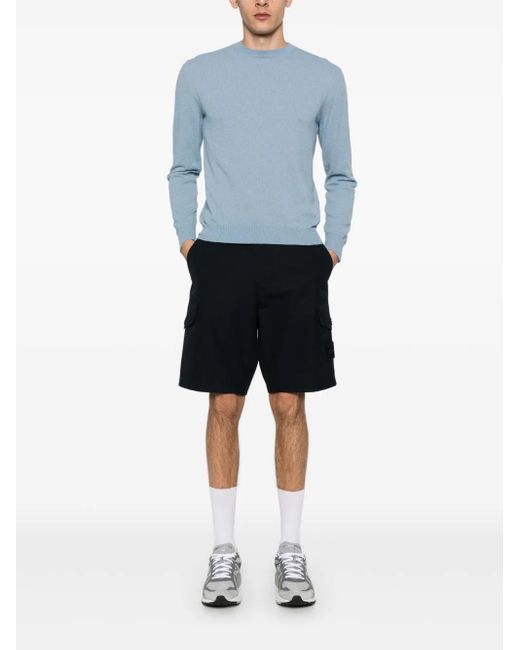 Stone Island Black 'Ghost' Regular Bermuda Shorts for men