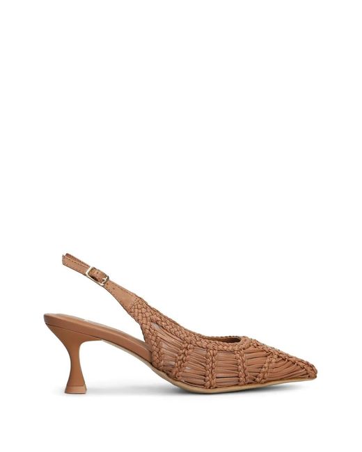Marc Ellis Brown Woven Pumps