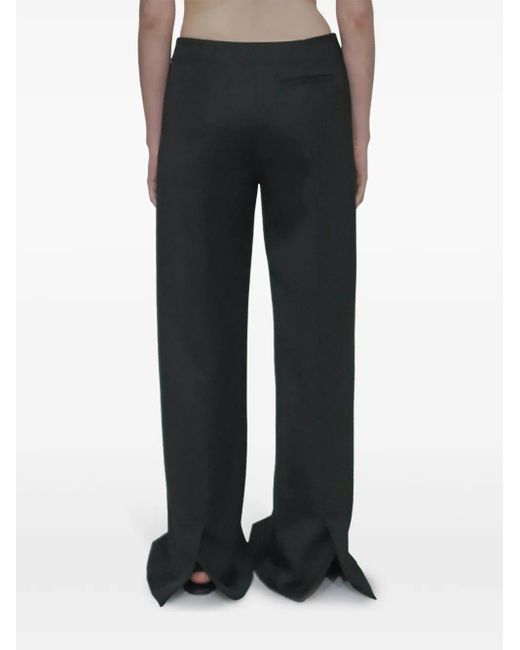 Rosetta Getty Broek Met Split in het Black