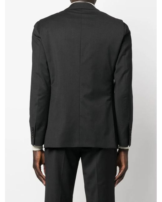 Lardini Black Single-Breasted Blazer for men