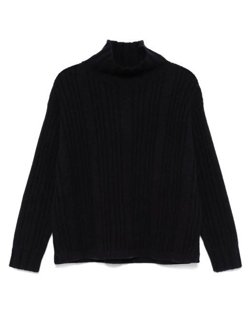 Pull Vitalba En Maille Côtelée Max Mara en coloris Black