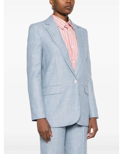 Etro Blue Speckled Blazer