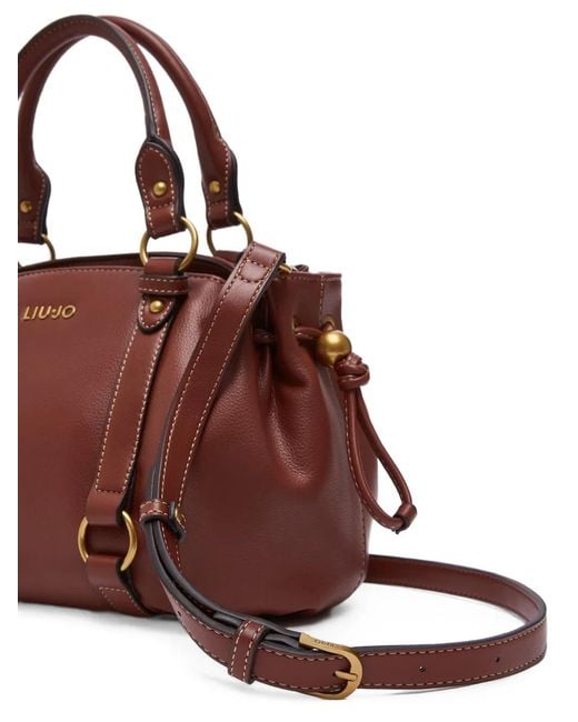 Liu Jo Brown Small Drawstring Bag