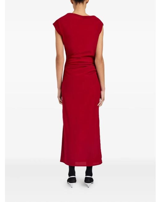 Proenza Schouler Red Tasa Dress