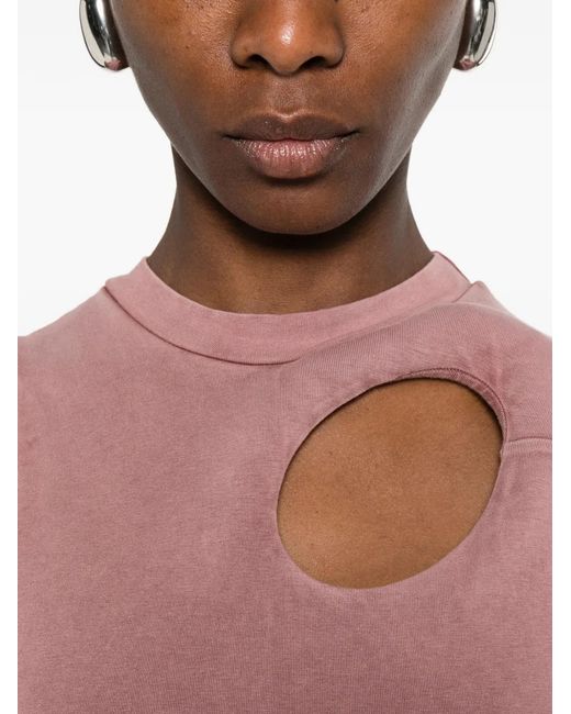 OTTOLINGER Pink Donut Exo Cut-Out Tank Top