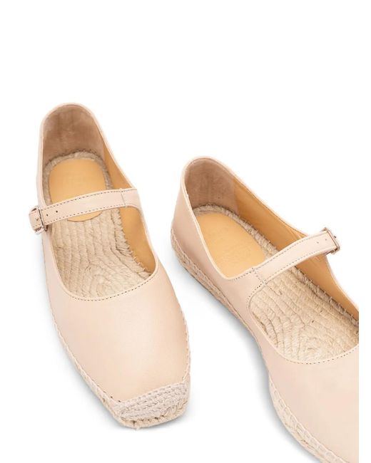 Castaner Natural Leather Espadrilles
