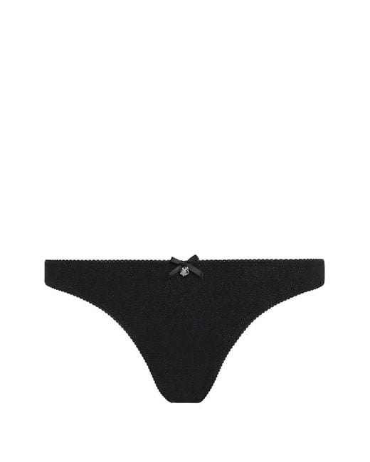 Karl Lagerfeld Black String Ikon À Paillettes