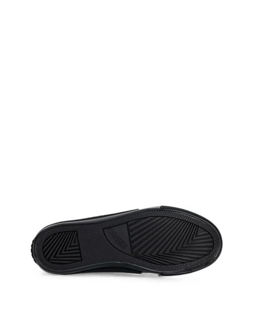 Guess Black Carey Logo-Monogram Low-Top Sneakers