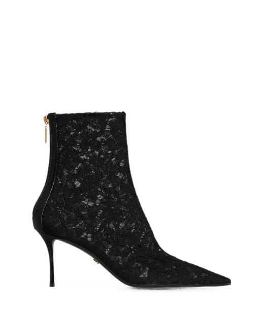 Dolce & Gabbana Black Ankle Boots