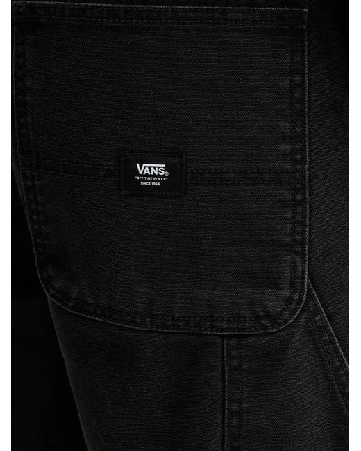 Vans Black Logo-Patch Jeans for men