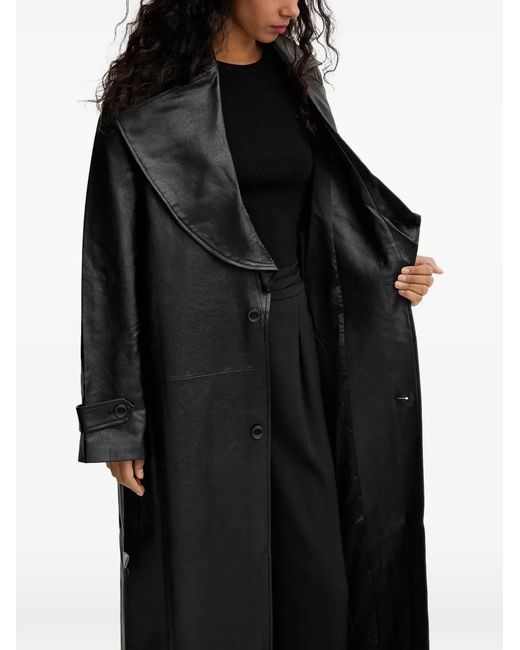 Bardot Black Button Coat