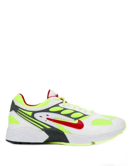 Nike Green Air Ghost Racer Retro "Neon" Sneakers