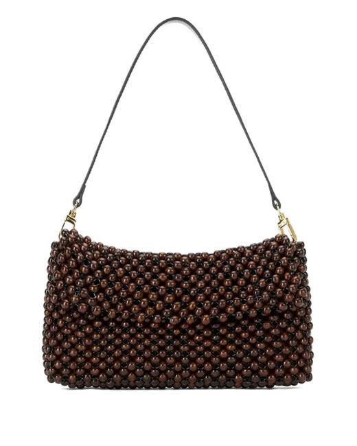 Staud Timmy ショルダーバッグ Brown