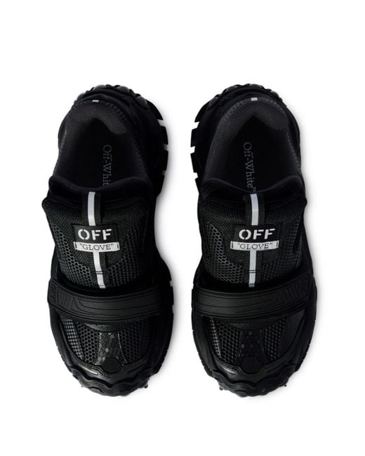 Off-White c/o Virgil Abloh Glove Chunky Sneakers Met Vlakken in het Black voor heren