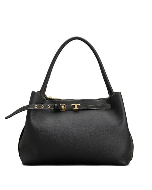 Tod's Black Small Leather Handbag