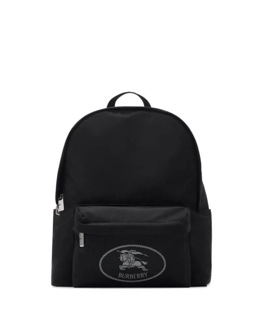 Burberry Black Orkney Zip Backpack for men