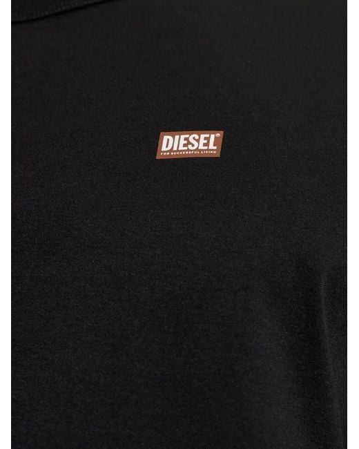 DIESEL Black T-Miegor-K77 T-Shirt for men