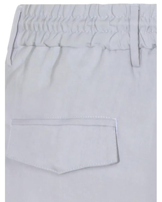 Eleventy Gray Drawstring Trousers for men