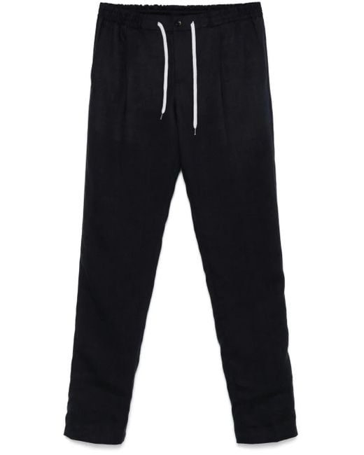 PT Torino Blue Pleated Trousers for men