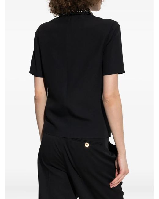 Versace Black Blouses