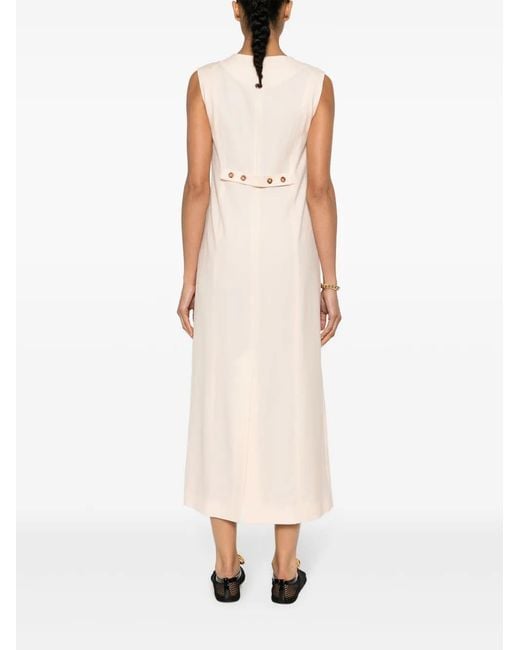 Loulou de Saison Natural Long Buttoned Dress Clothing