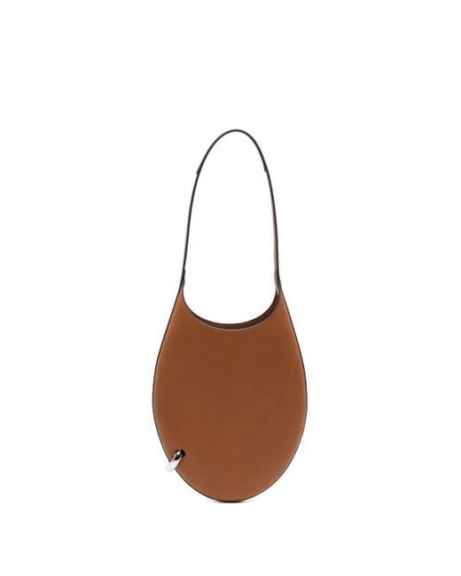 Tory Burch White Small Pierced Shoulder Bag