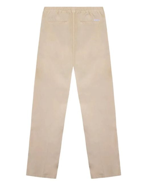 Maison Labiche Natural Drawstring Trousers for men