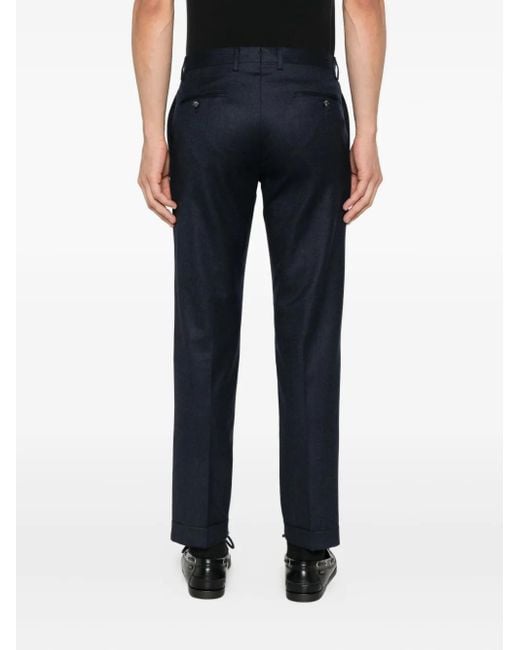 Pantalones con bajos ajustados Barba Napoli de hombre de color Blue