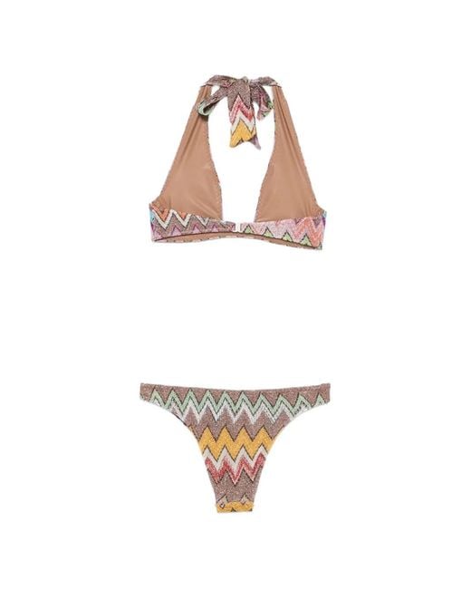 Missoni White Zig Zag Bikini Set