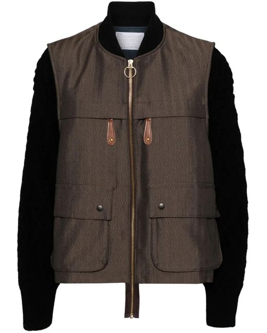 Kolor Jacke Im Layering-Look in Black für Herren