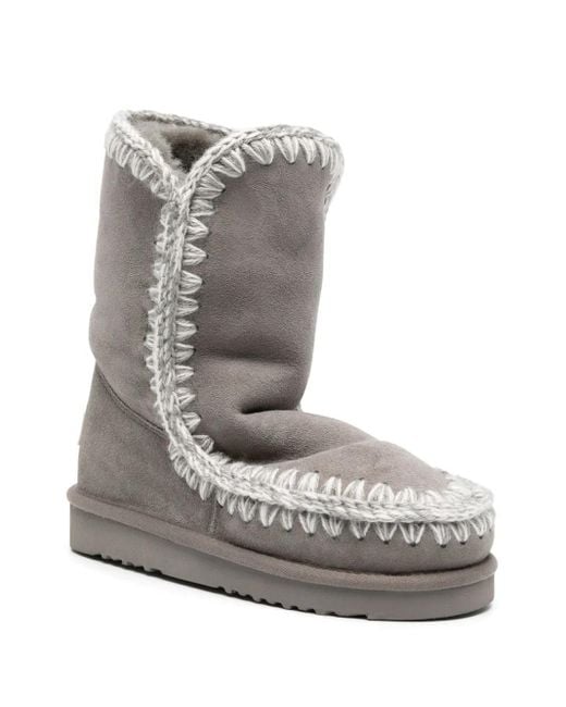 Mou Gray Winter Boots