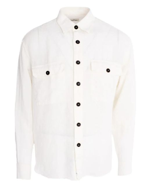 Alessandro Gherardi White Linen Shirt for men